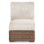 Beachcroft Outdoor Nuvella Fabric Armless Chair