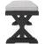 Beachcroft Outdoor Nuvella Fabric Bench