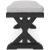 Beachcroft Outdoor Nuvella Fabric Bench