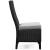 Beachcroft Outdoor Nuvella Fabric/Resin Wicker Side Chair