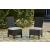 Beachcroft Outdoor Nuvella Fabric/Resin Wicker Side Chair