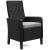 Beachcroft Outdoor Nuvella Fabric/Resin Wicker Arm Chair