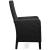 Beachcroft Outdoor Nuvella Fabric/Resin Wicker Patio Dining Set