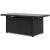 Beachcroft Outdoor Resin Wicker Rectangular Fire Pit Table