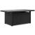 Beachcroft Outdoor Resin Wicker Rectangular Fire Pit Table