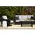 Beachcroft Outdoor Nuvella Fabric/Resin Wicker Sofa