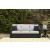 Beachcroft Outdoor Nuvella Fabric/Resin Wicker Sofa