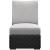 Beachcroft Outdoor Nuvella Fabric/Resin Wicker Armless Chair
