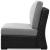 Beachcroft Outdoor Nuvella Fabric/Resin Wicker Armless Chair