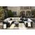 Beachcroft Outdoor Nuvella Fabric/Resin Wicker Patio Seating Set