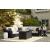 Beachcroft 3-Piece Outdoor Nuvella Fabric/Resin Wicker Sectional Sofa