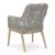 Seton Creek Outdoor Nuvella Fabric/Resin Wicker Arm Chair, Set of 2