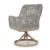 Seton Creek Outdoor Nuvella Fabirc/Resin Wicker Swivel Chair, Set of 2