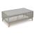 Seton Creek Outdoor Resin Wicker Rectangular Coffee Table