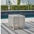 Seton Creek Outdoor Nuvella Fabric/Resin Wicker Set w/Pillows