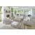 Seton Creek Outdoor Nuvella Fabric/Resin Wicker Set w/Pillows