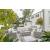 Seton Creek Outdoor Nuvella Fabric/Resin Wicker Set w/Pillows