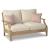 Clare View Fabric Nuvella Outdoor Loveseat