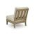 Clare View L-Shaped Polyester/Wood 4-Piece Outdoor Sectional