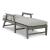 Visola Outdoor Nuvella Fabric/High-Density Polyethylene Chaise Lounge