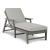 Visola Outdoor Nuvella Fabric/High-Density Polyethylene Chaise Lounge
