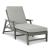 Visola Outdoor Nuvella Fabric/High-Density Polyethylene Chaise Lounge