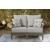 Visola Outdoor Nuvella Fabric/High-Density Polyethylene Patio Seating Set
