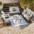 Visola Outdoor Nuvella Fabric/High-Density Polyethylene Patio Seating Set