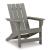 Visola Outdoor High-Density Polyethylene Adirondack Chair