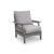 Cove Beach 2-Piece HDPE/Polyester Lounge Chair with Cushion