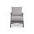 Cove Beach 2-Piece HDPE/Polyester Lounge Chair with Cushion