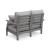 Cove Beach HDPE/Polyester Loveseat with Cushion