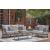 Cove Beach HDPE/Polyester Loveseat with Cushion