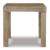Silo Point Outdoor Eucalyptus Wood Square End Table