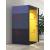 Silent Room S Small Soundproof Acoustic Office Pod with STEP/STEP MELANGE Collection Fabric Walls & Glass Door