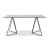 Papillon Glass Dining Table