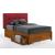 Spices Paprika Fabric/Wood K-Series High/Low Platform Bed
