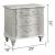 Paris 3-Drawer Wood Veneer Nightstand