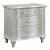 Paris 3-Drawer Wood Veneer Nightstand