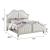 Paris Queen Size Bed with Velvet Upholstered Footboard & Headboard, LED Lighting
