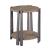 Hamilton Pasadena Round Wood/Metal Chairside Table
