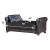Passaic Fabric/Leatherette Storage Sleeper  Living Room Set