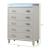 Passion 5-Drawer Wood Veneer Chest with LED Lighting