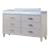 Passion 6-Drawer Wood Veneer Dresser with LED Lighting