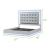 Passion King Size Bed with Leatherette Upholstered Headboard & LED Lighting