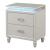 Passion 2-Drawer Wood Veneer Nightstand with LED Lighting