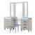 Passion 6-Drawer Wood Veneer Vanity with LED Lighting