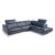 Pauline Leather L-Shaped Sectional Sofa w/ Power Recliner