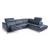 Pauline Leather L-Shaped Sectional Sofa w/ Power Recliner, Right Facing Chaise