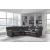 Sultan Meadow Faux Leather 2-Piece Reclining Sectional Sofa